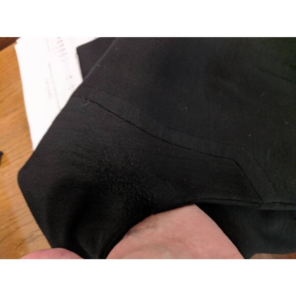 60s Vintage Black Wool Dress Long Sleeve Butte Knit S - Picture 7 of 9